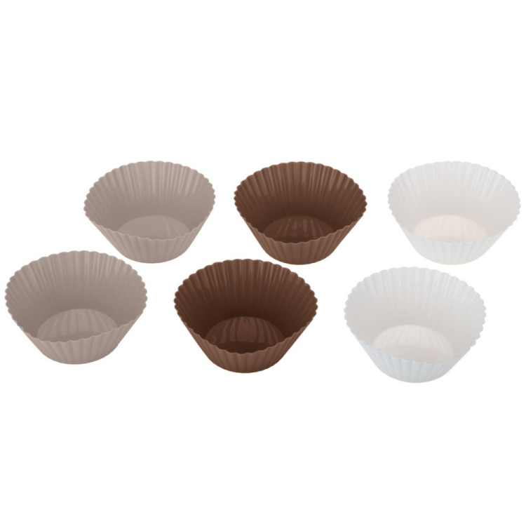 Foremki silikonowe PRACTICO 6 sztuk